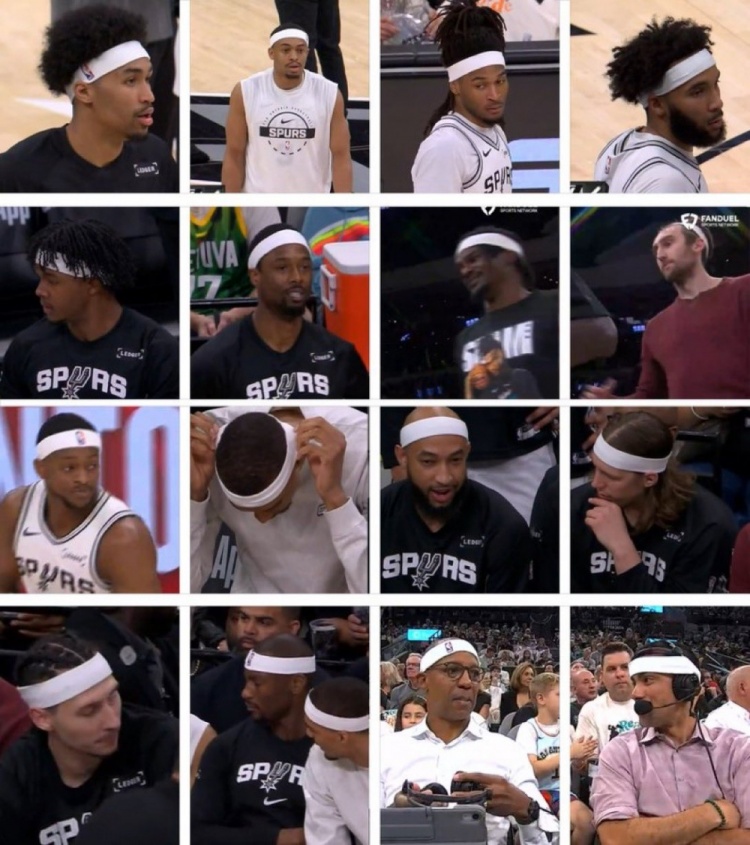 开云官网-全员齐上阵！圣安东尼奥不正经新闻+1 马刺本赛季的头带帮